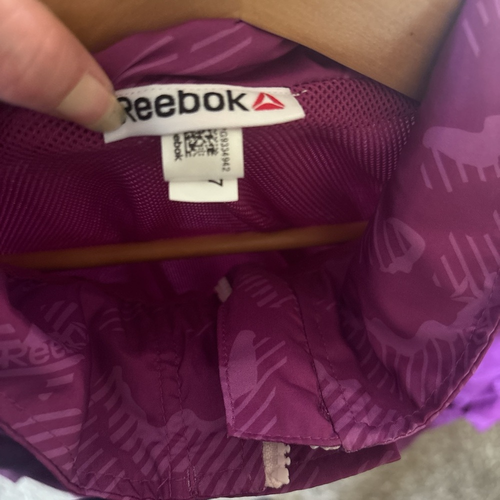 Reebok Purple Patterned Jacket - image 4